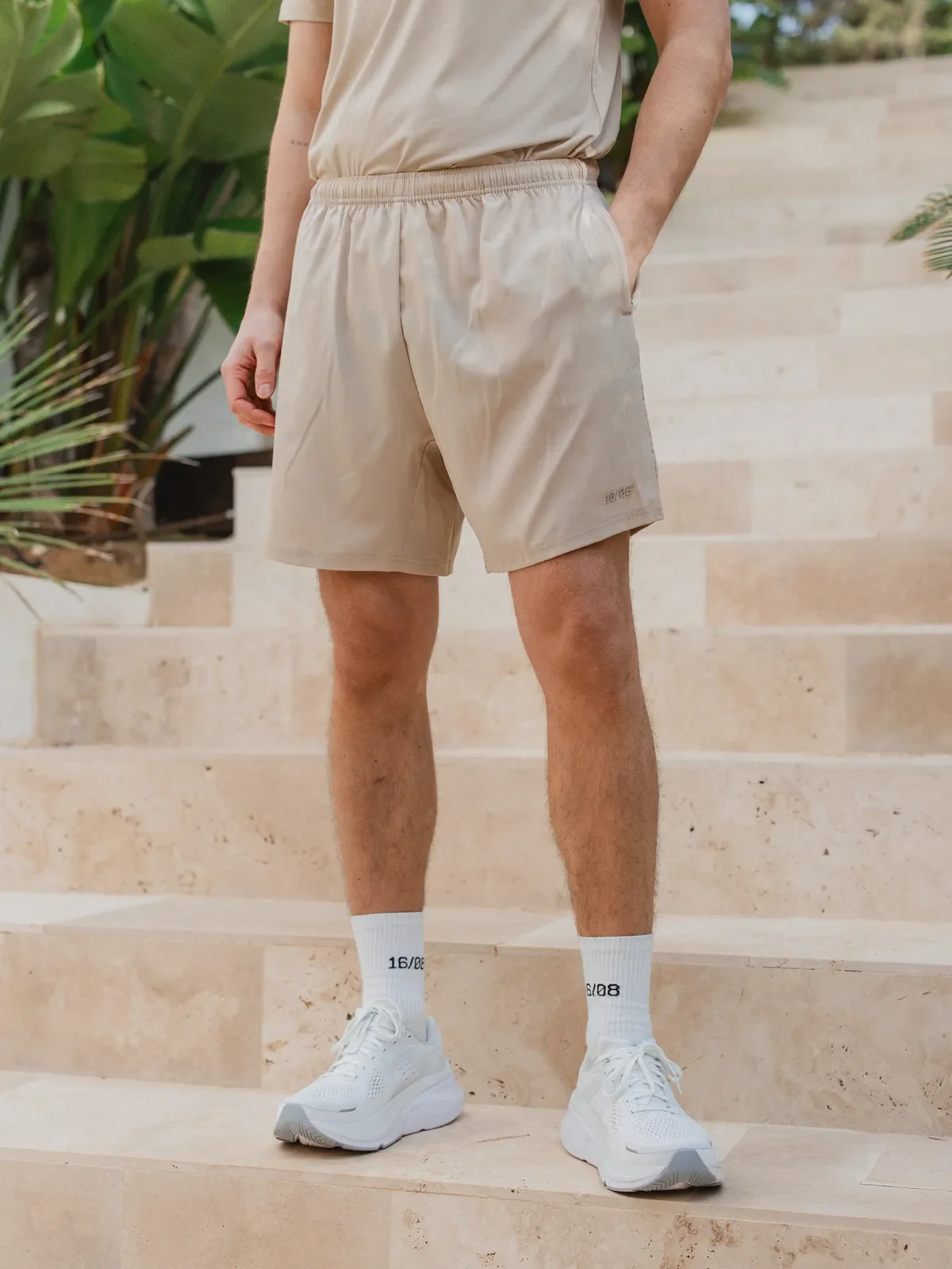 Beige Basic Sport Short - Image 5