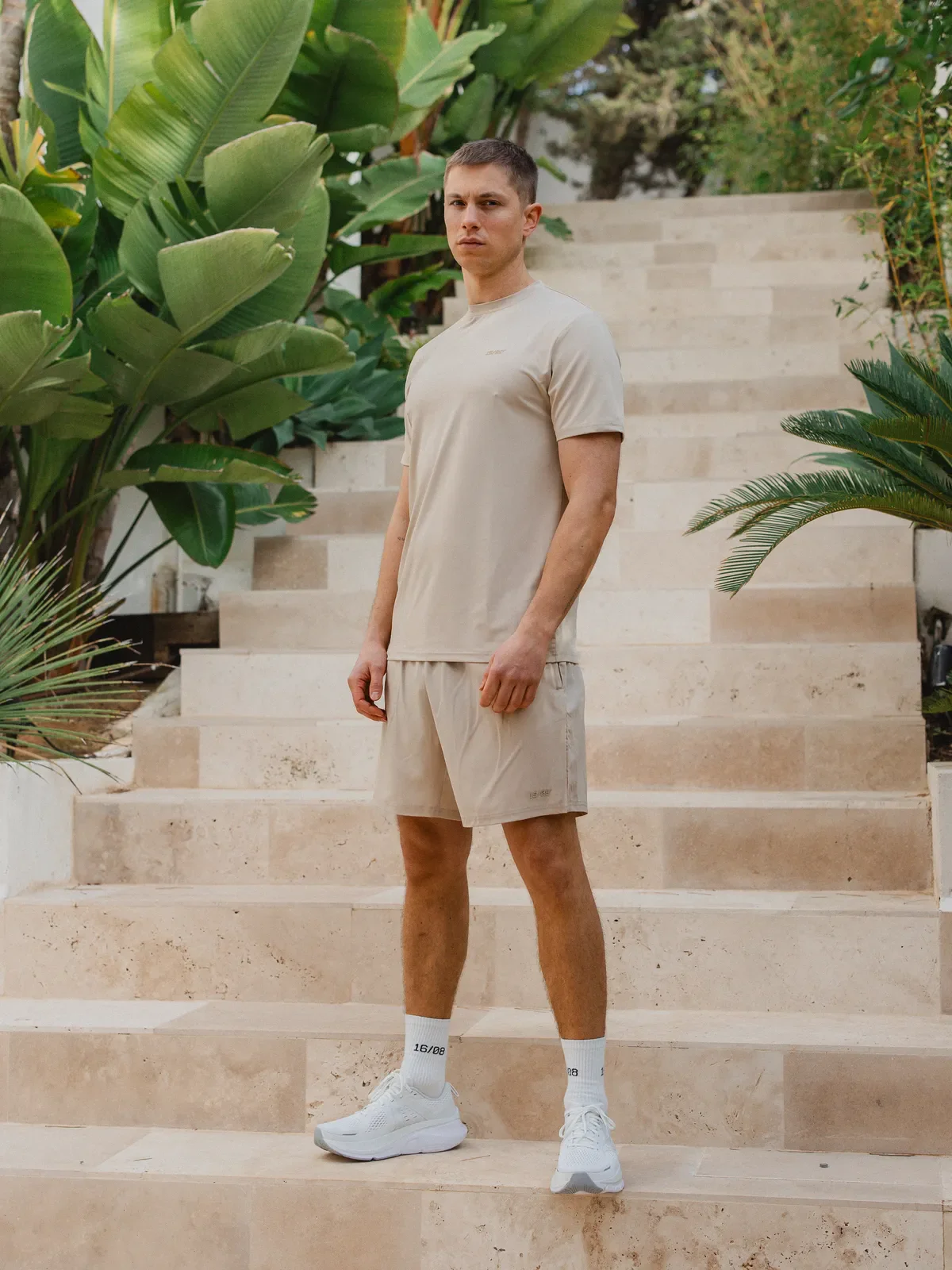 Beige Basic Sport Short - Image 6