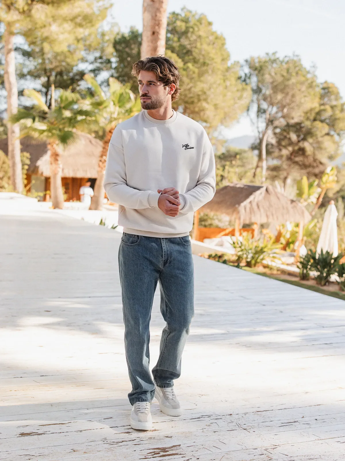 Beige Eivissa Oversized sweater - Image 3