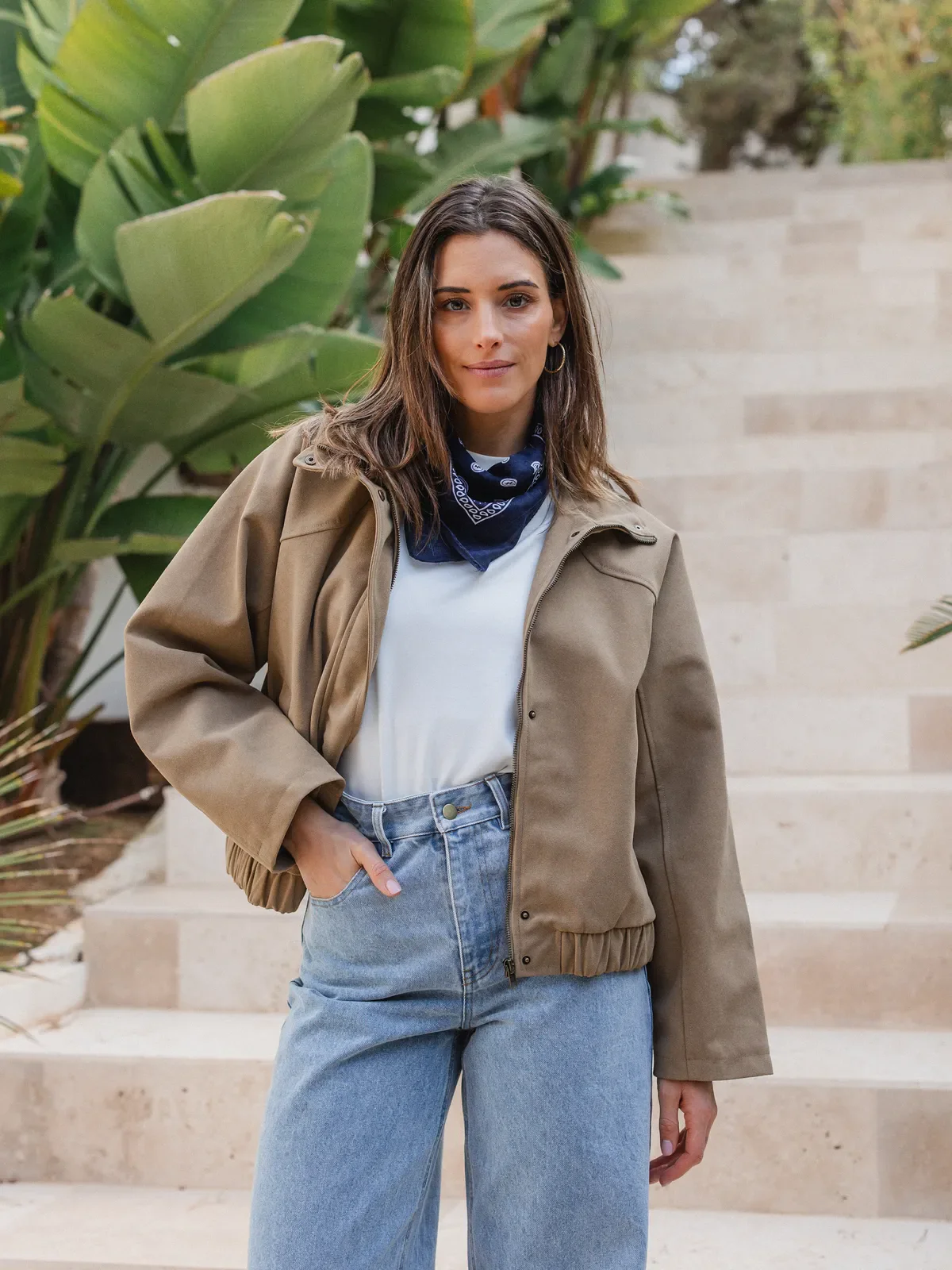 Beige Suede Jacket - Image 10