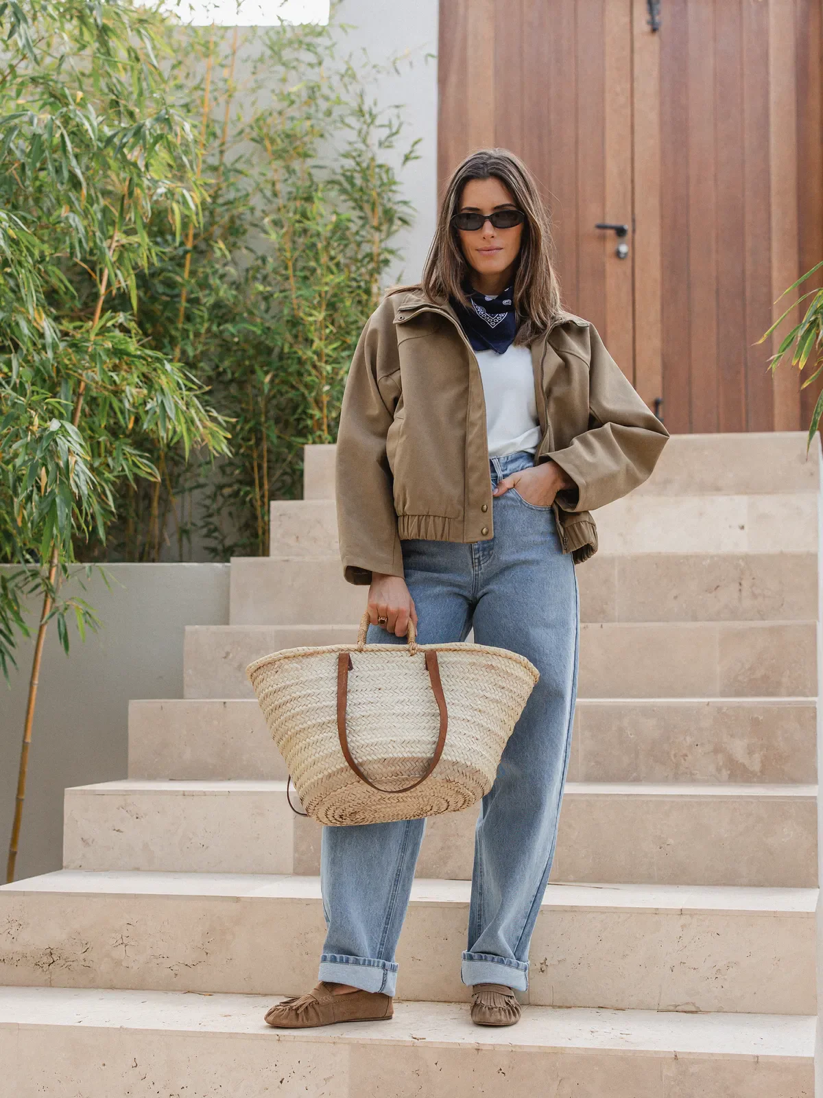 Beige Suede Jacket - Image 5