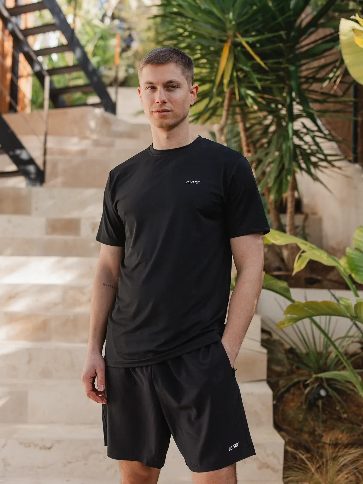 Black Basic Sport T-shirt - Image 3