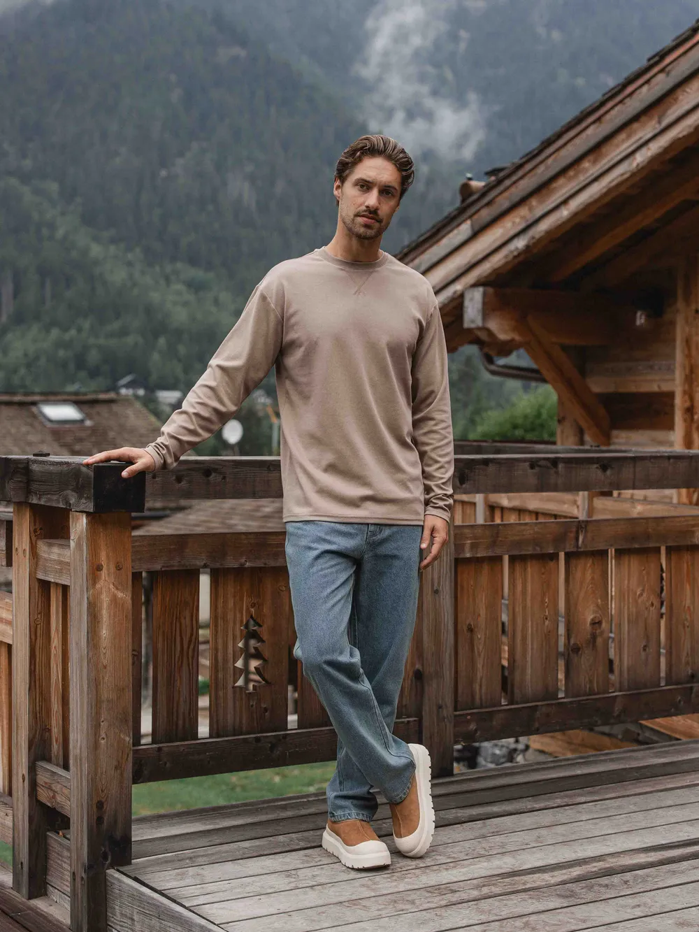 Brown Basic Longsleeve - Image 10