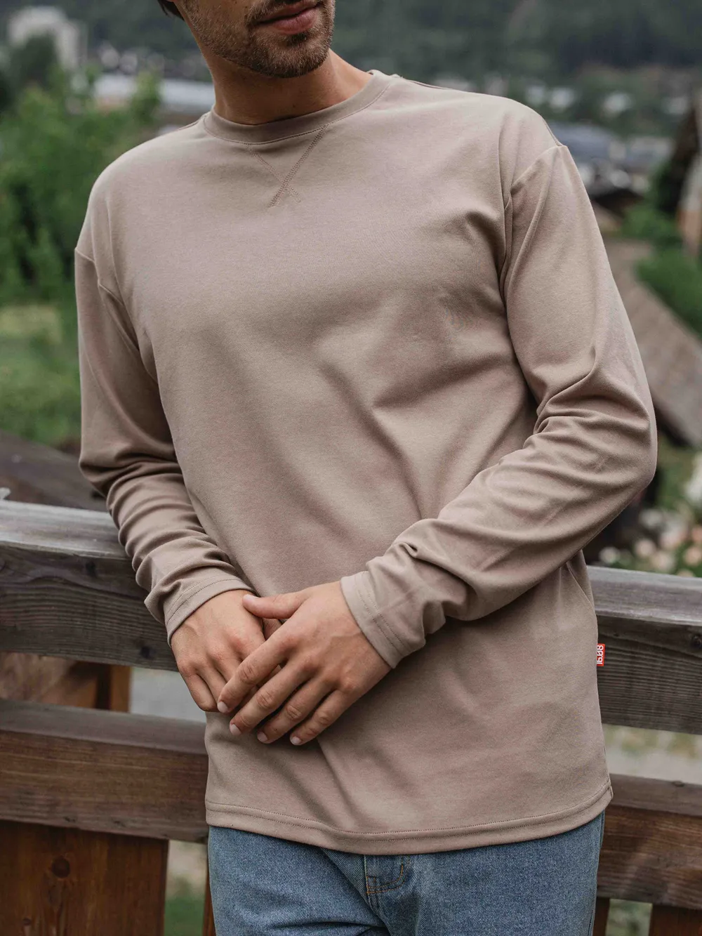 Brown Basic Longsleeve - Image 3