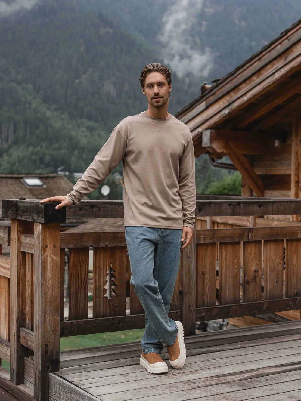 Brown Basic Longsleeve - Image 5