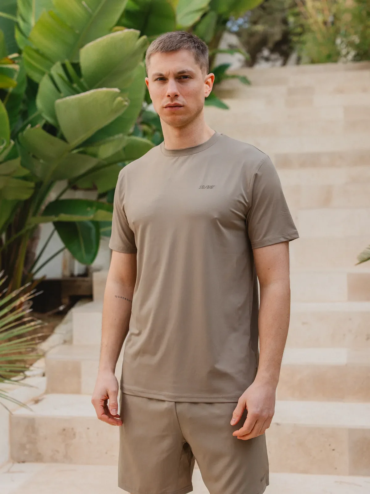 Brown Basic Sport T-shirt - Image 4