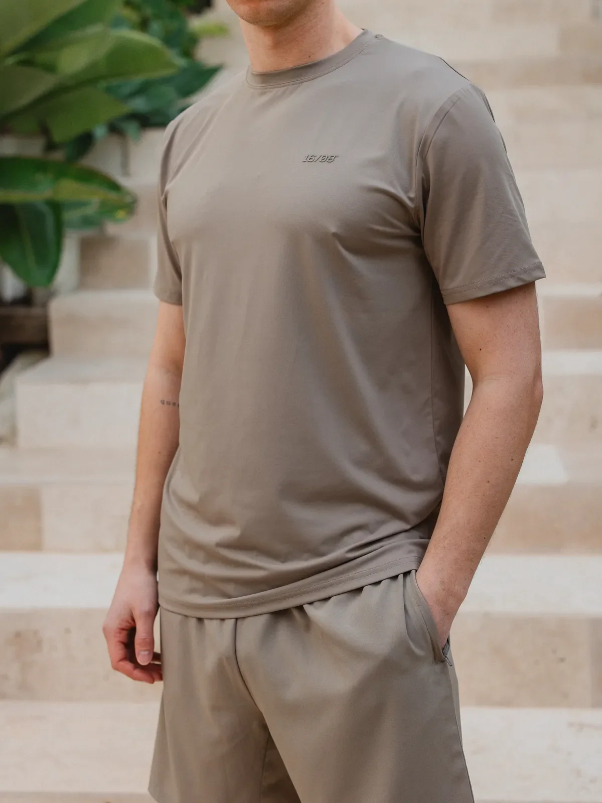 Brown Basic Sport T-shirt - Image 5