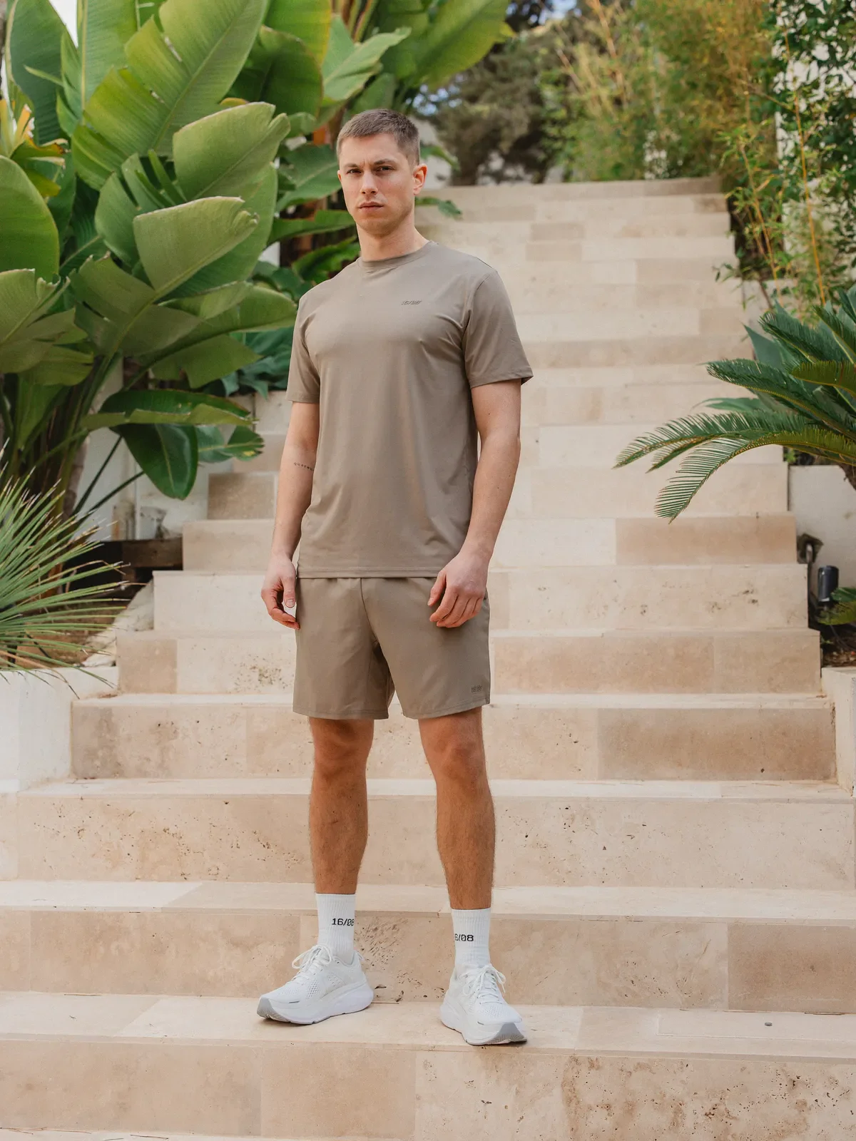 Brown Basic Sport T-shirt - Image 6