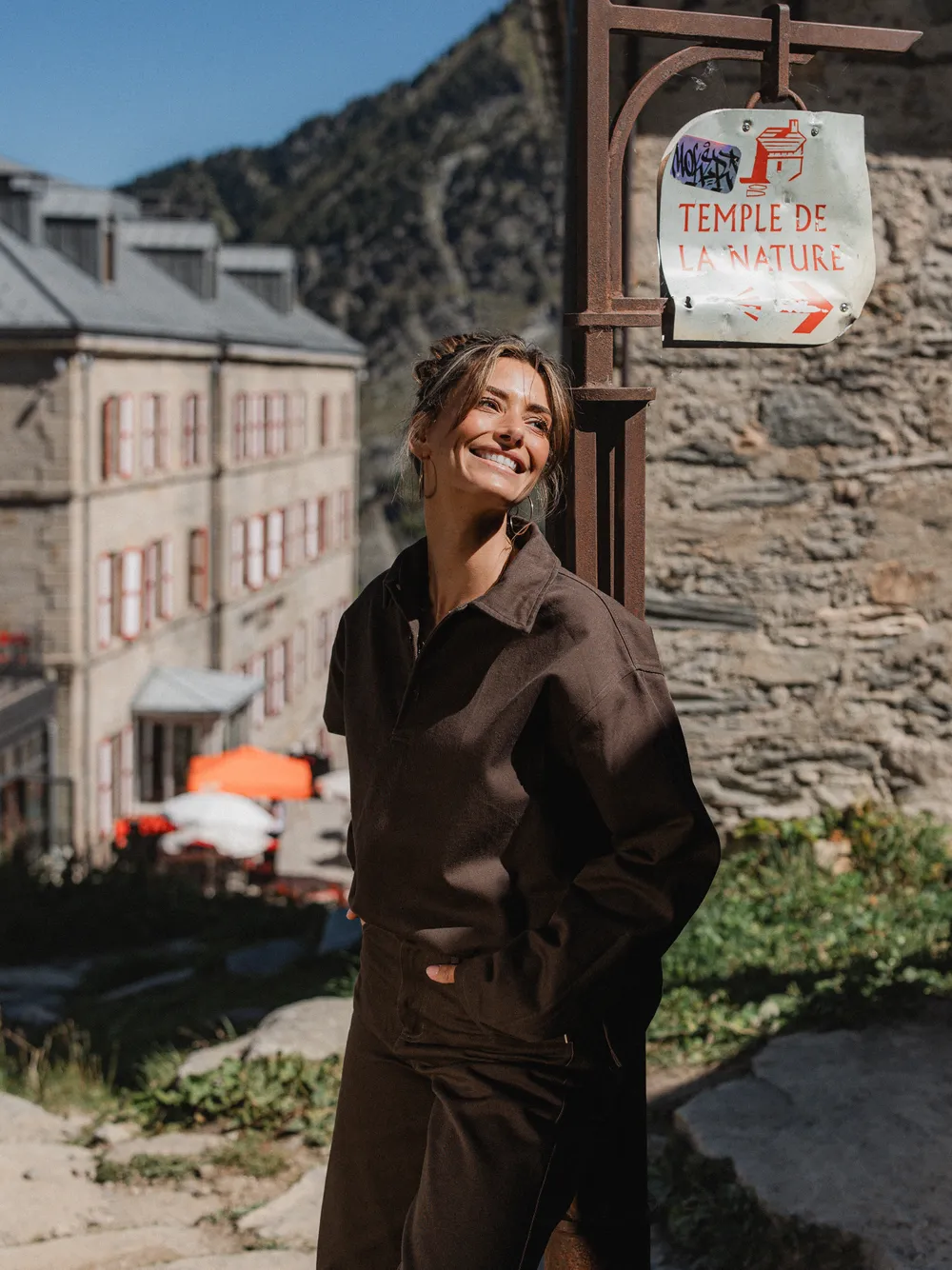 Brown Denim Blouse - Image 6