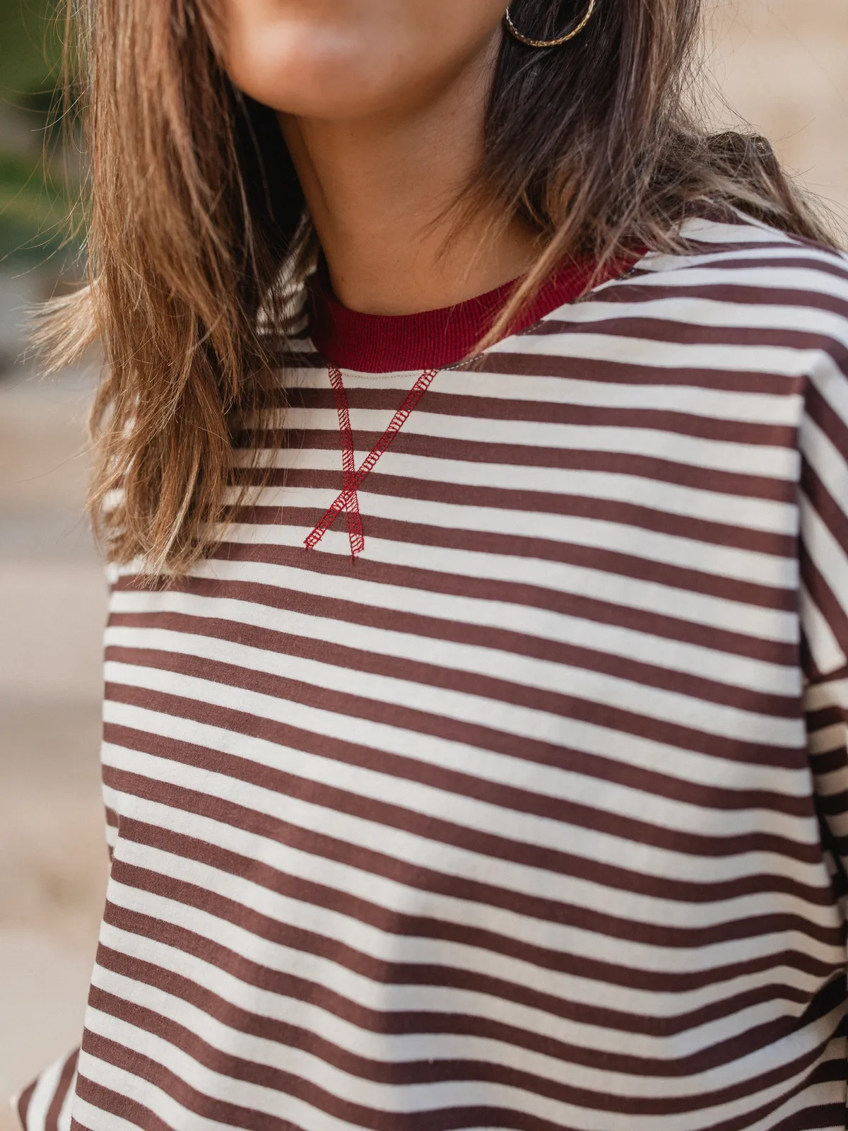 Brown/Red Striped Longsleeve - Image 3