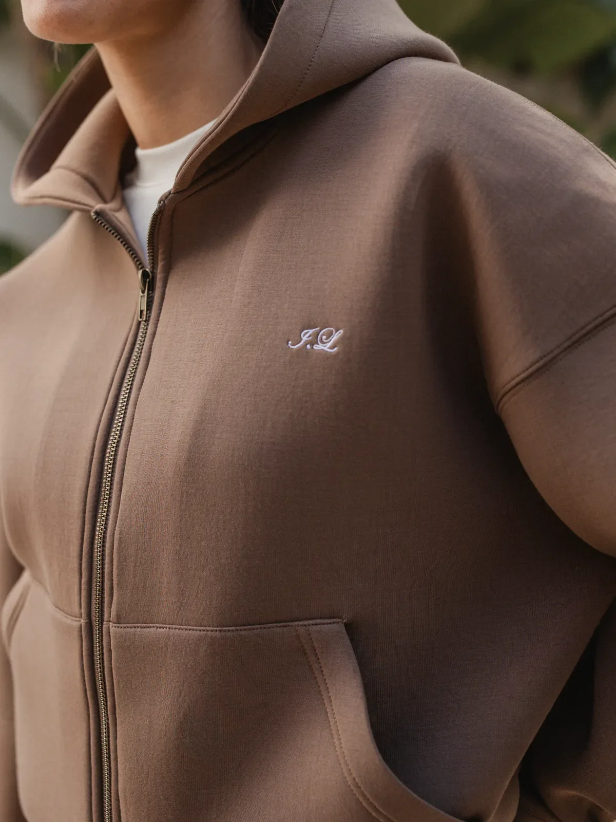 Brown Scuba Oversized Vest - Image 3