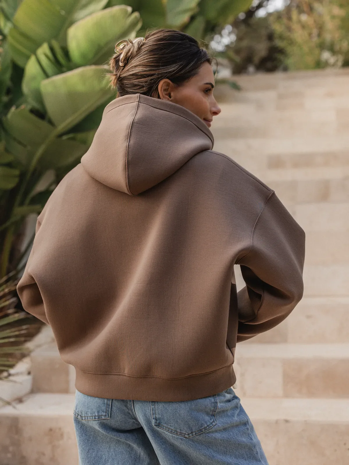 Brown Scuba Oversized Vest - Image 4