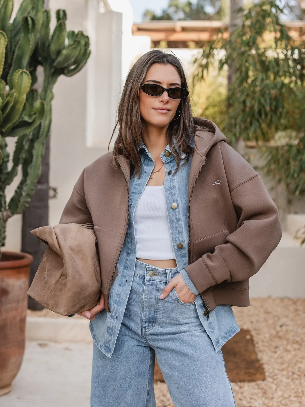 Brown Scuba Oversized Vest - Image 6