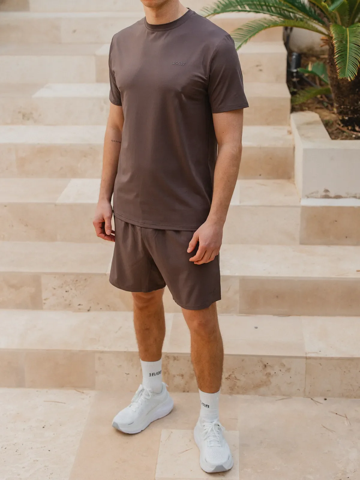 Coffee Brown Basic Sport T-shirt - Image 7