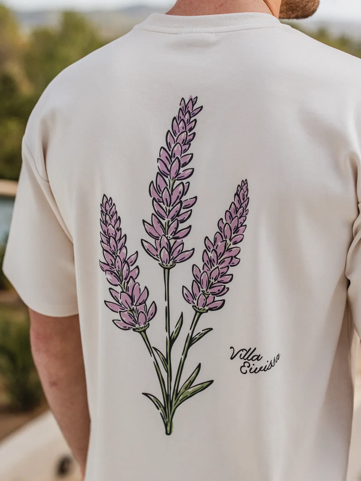 Creme Lavender Oversized T-Shirt - Image 4