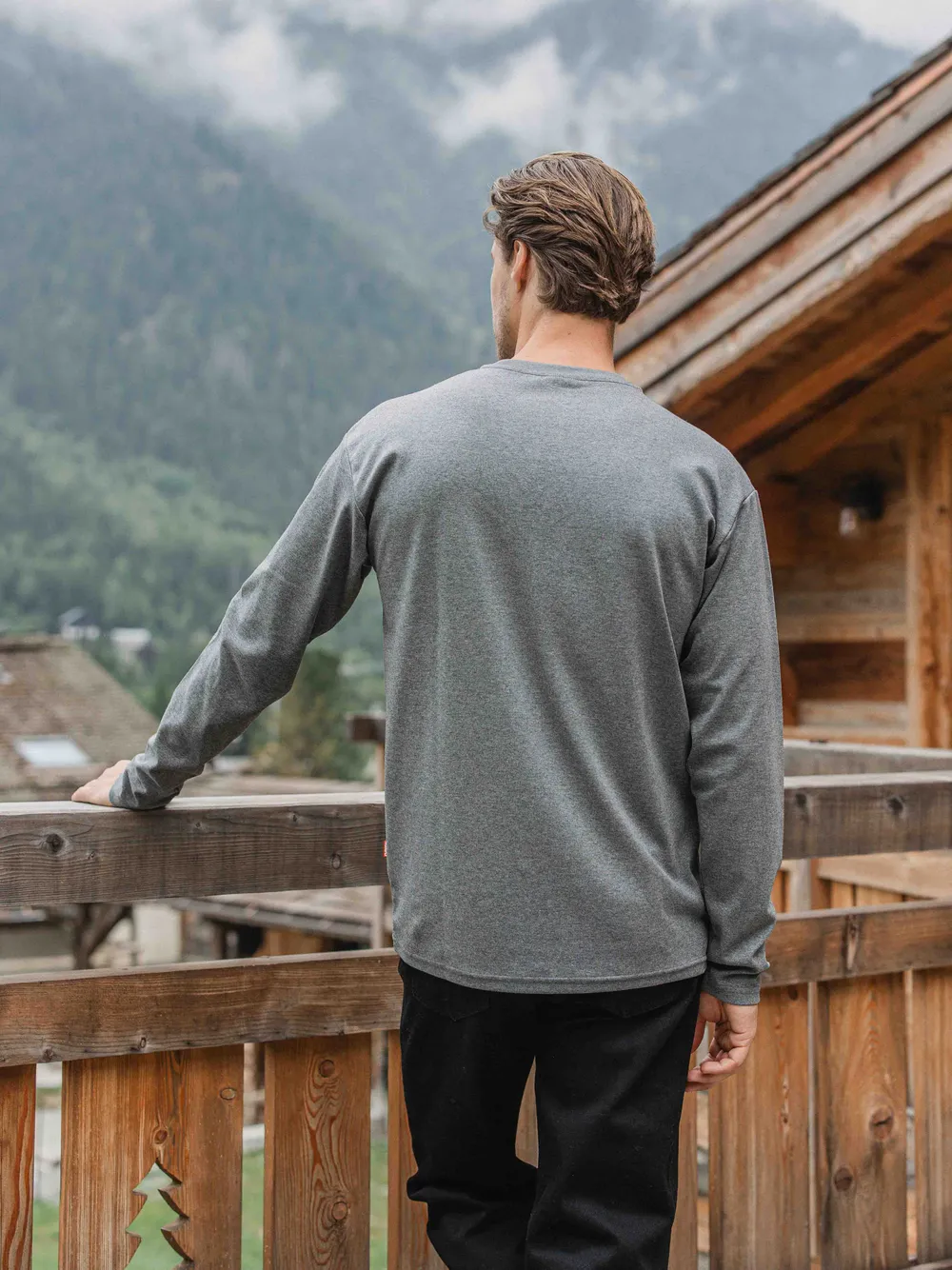Dark Grey Basic Longsleeve - Image 6