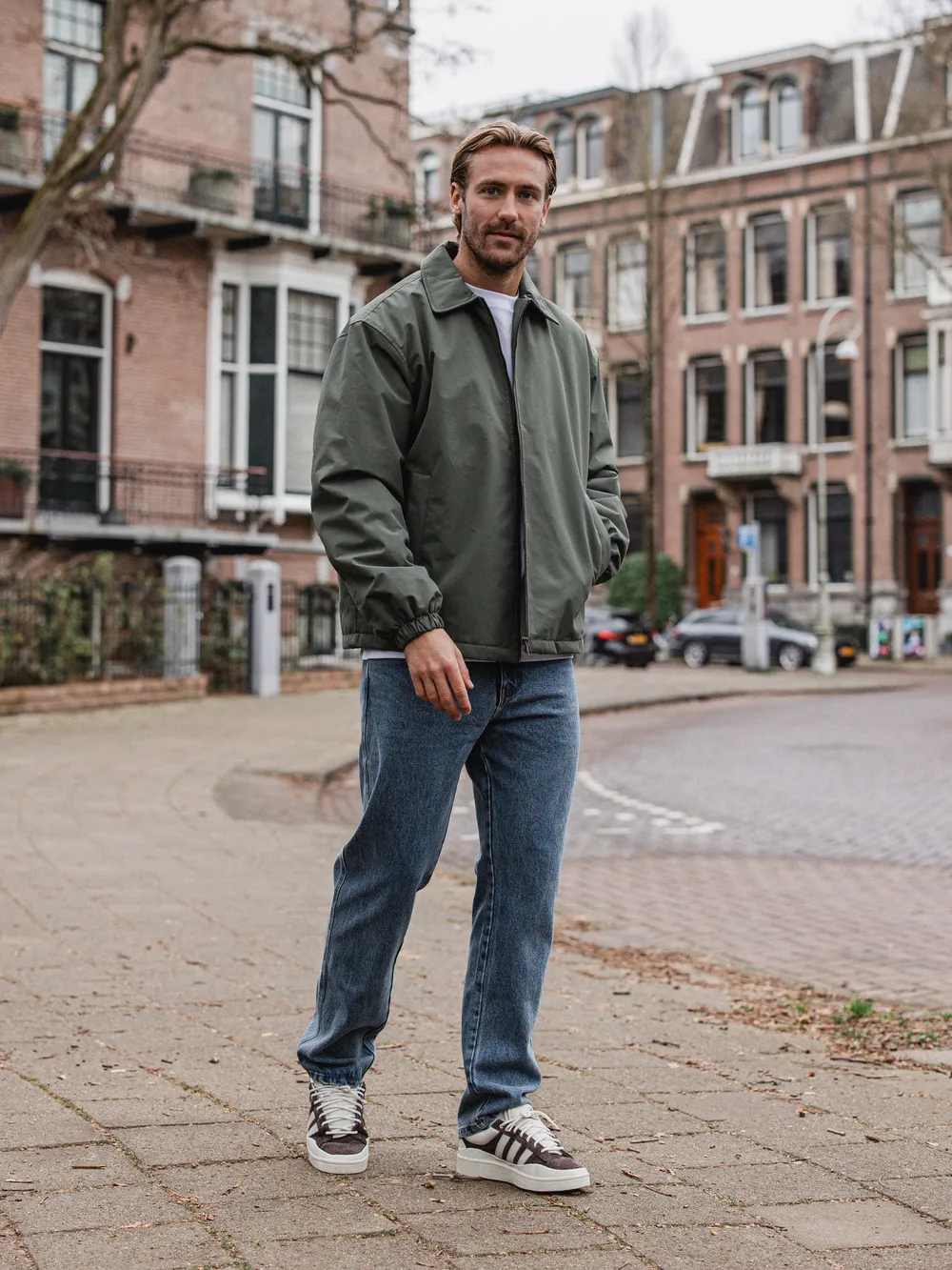 Green Padded Coach Zip Jacket - Image 5