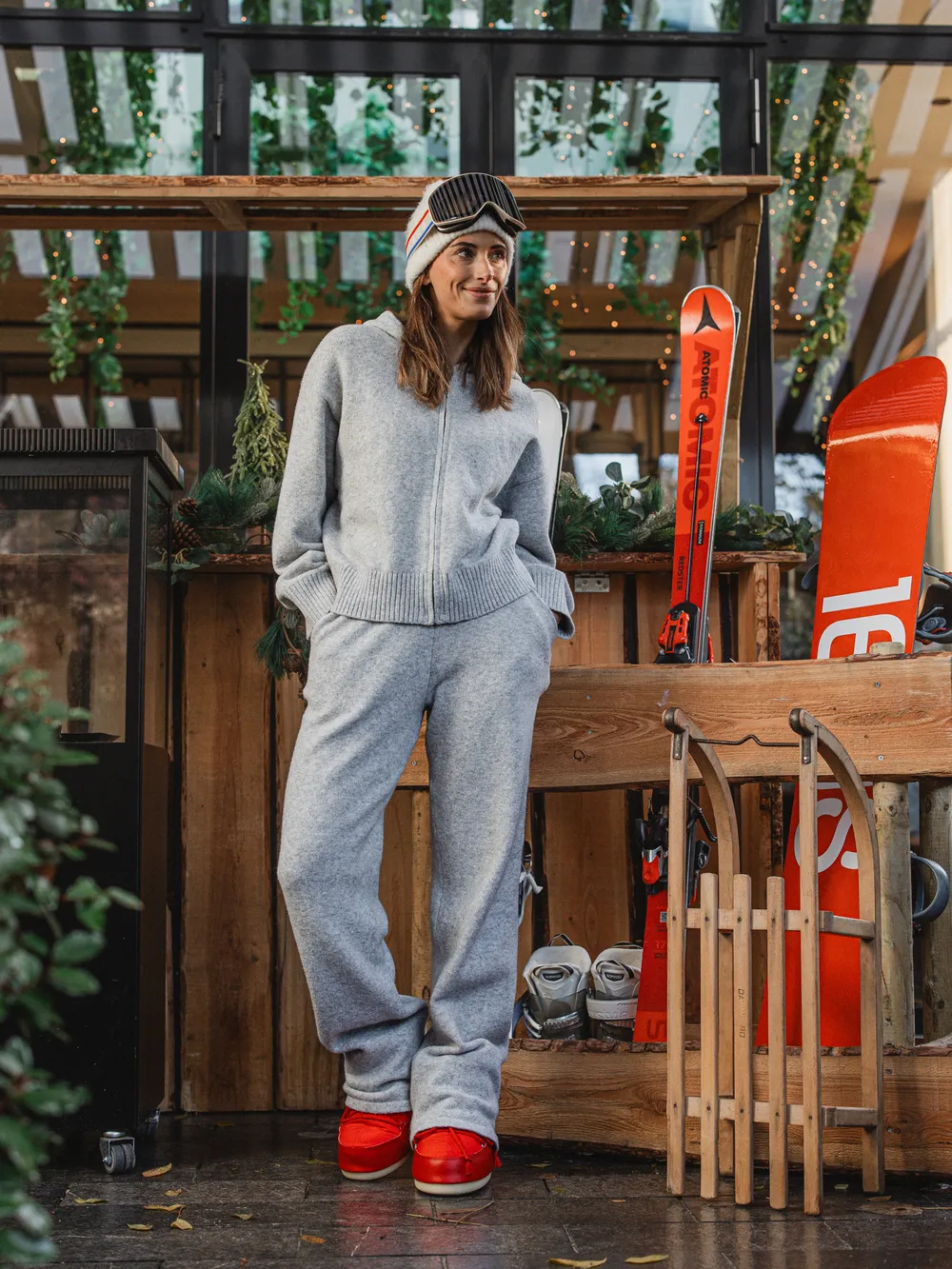 Grey Knitted Zip Vest - Image 5