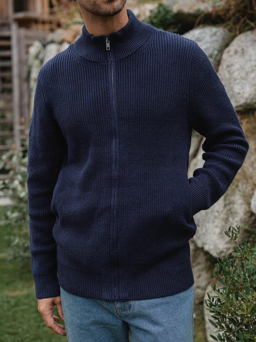 Navy Knit Vest - Image 4