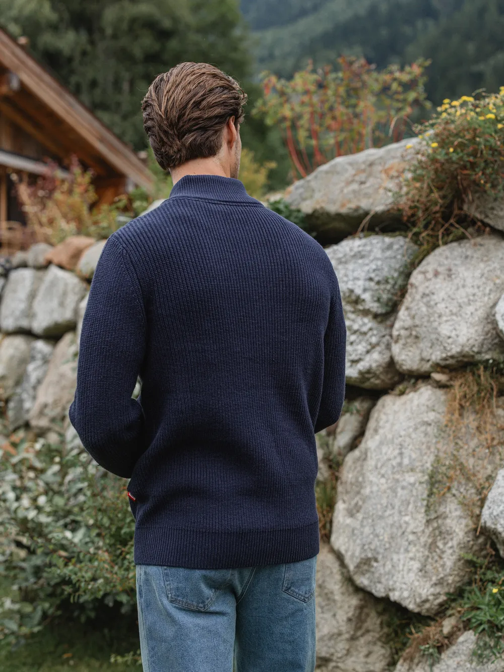 Navy Knit Vest - Image 5