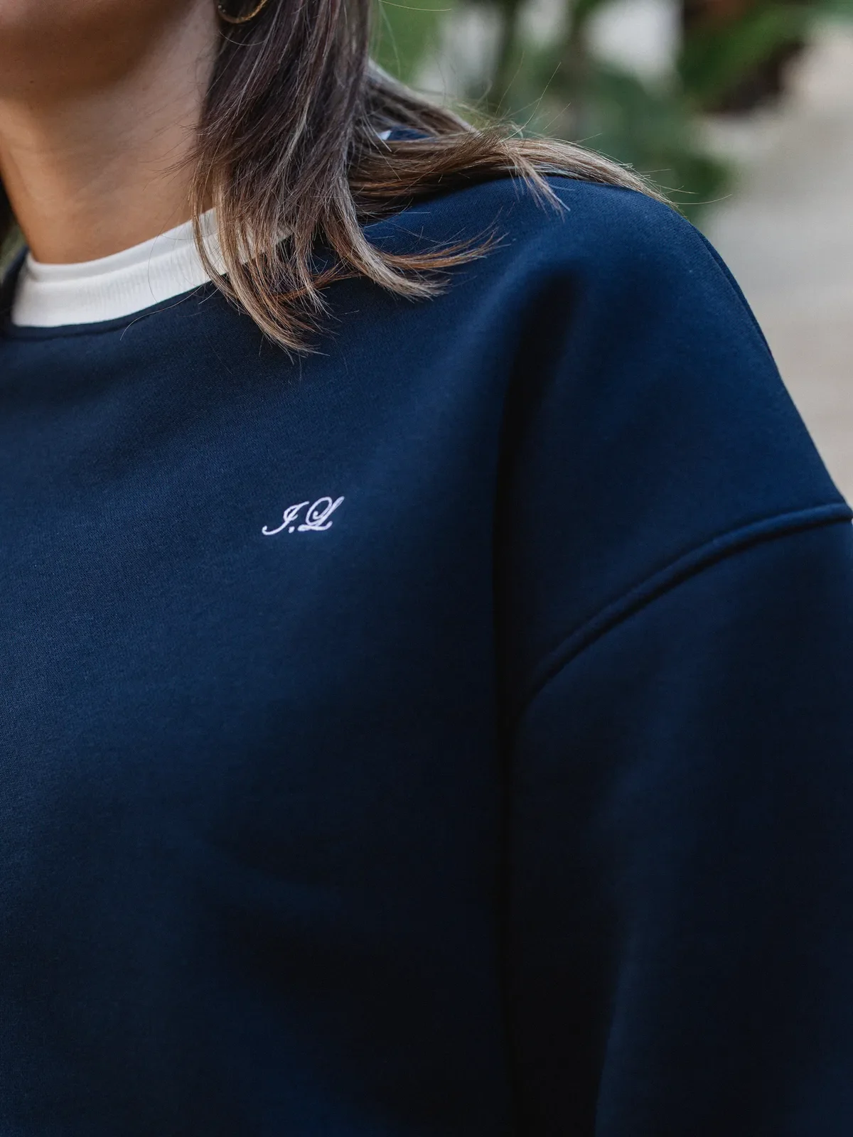 Navy Lounge League Sweater - Image 3