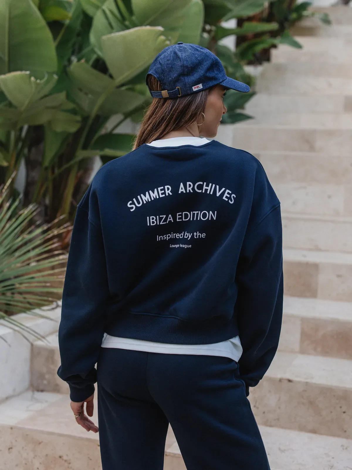 Navy Lounge League Sweater - Image 8