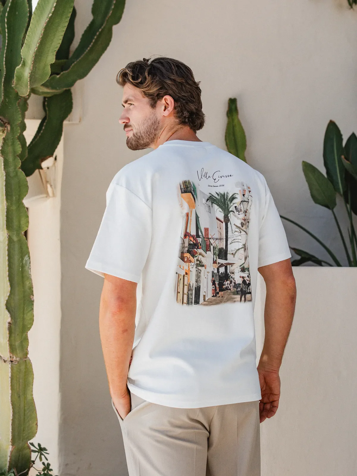 Off White Villa Eivissa Oversized T-Shirt - Image 5