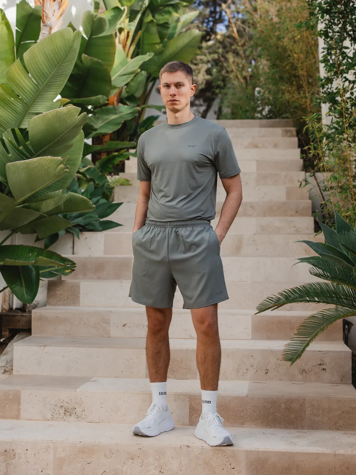 Olive Basic Sport Short - Image 7
