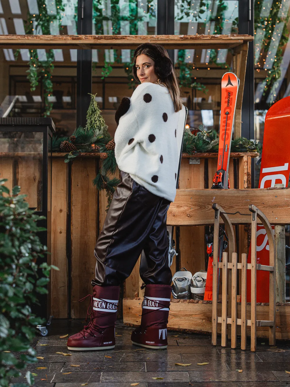 White Soft Polka Dot Sweater - Image 8